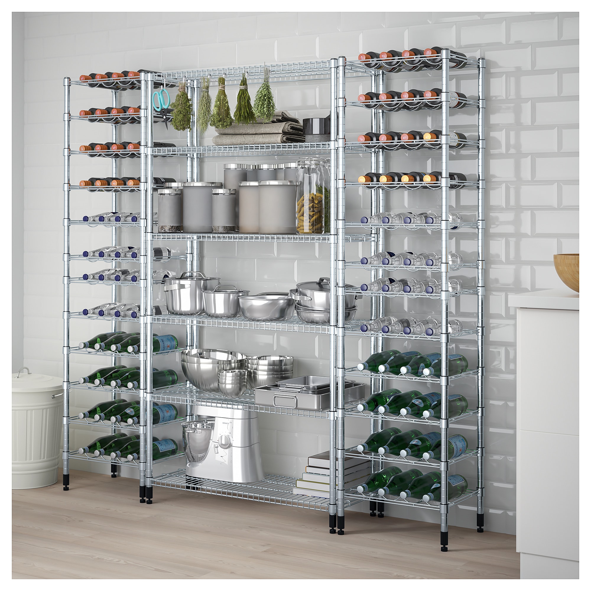 OMAR Shelf unit, galvanized, Width: 36 1/4 - IKEA