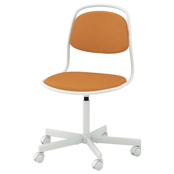 orange office chair ikea