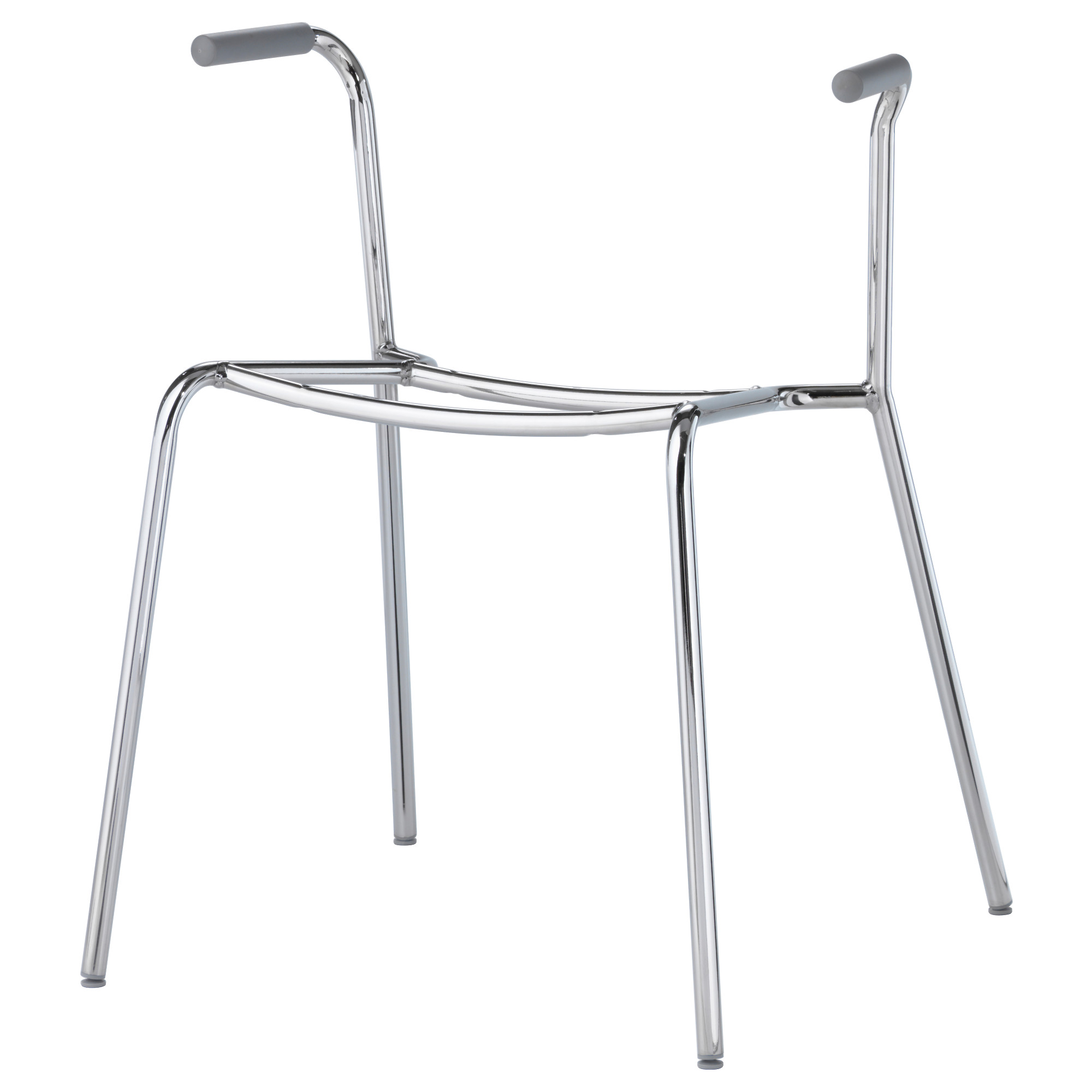 LIDÅS Chair, white/Sefast chrome plated - IKEA