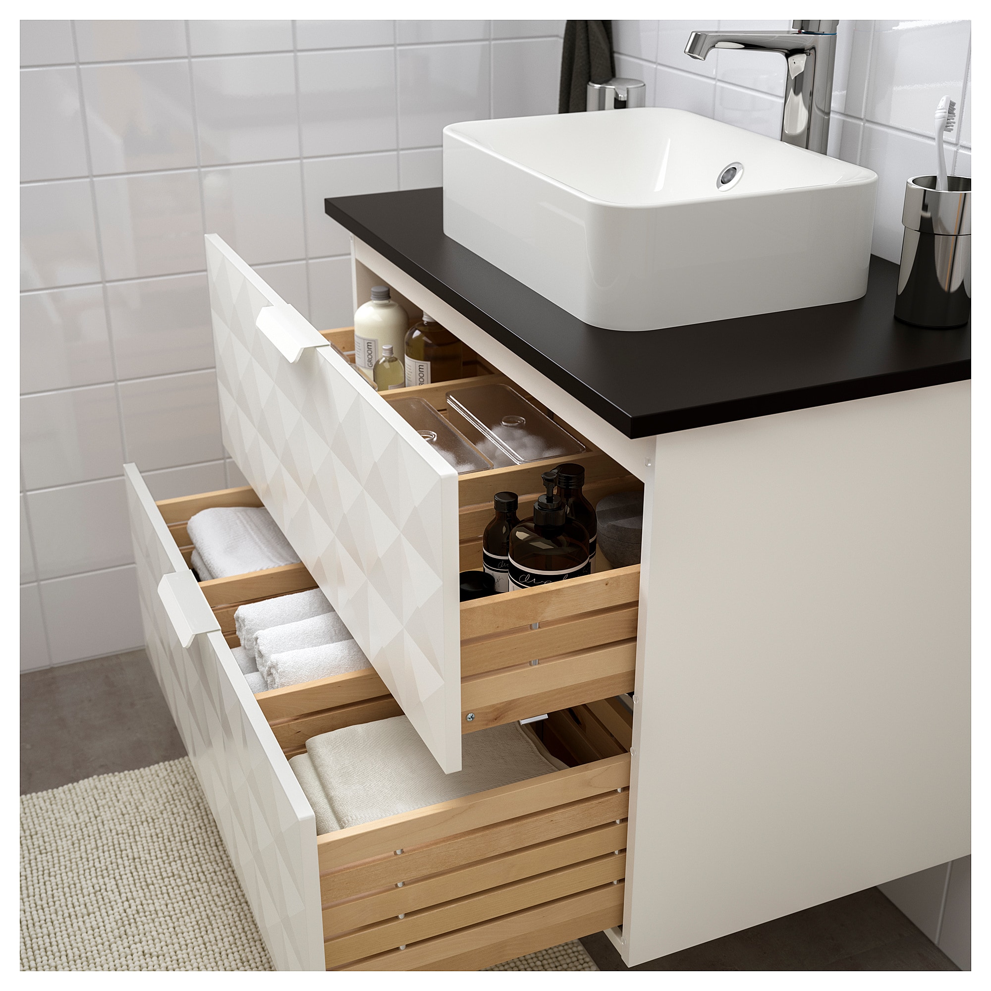 GODMORGON TOLKEN HÖRVIK IKEA Wash Basin Cabinets, - Komnit Furniture