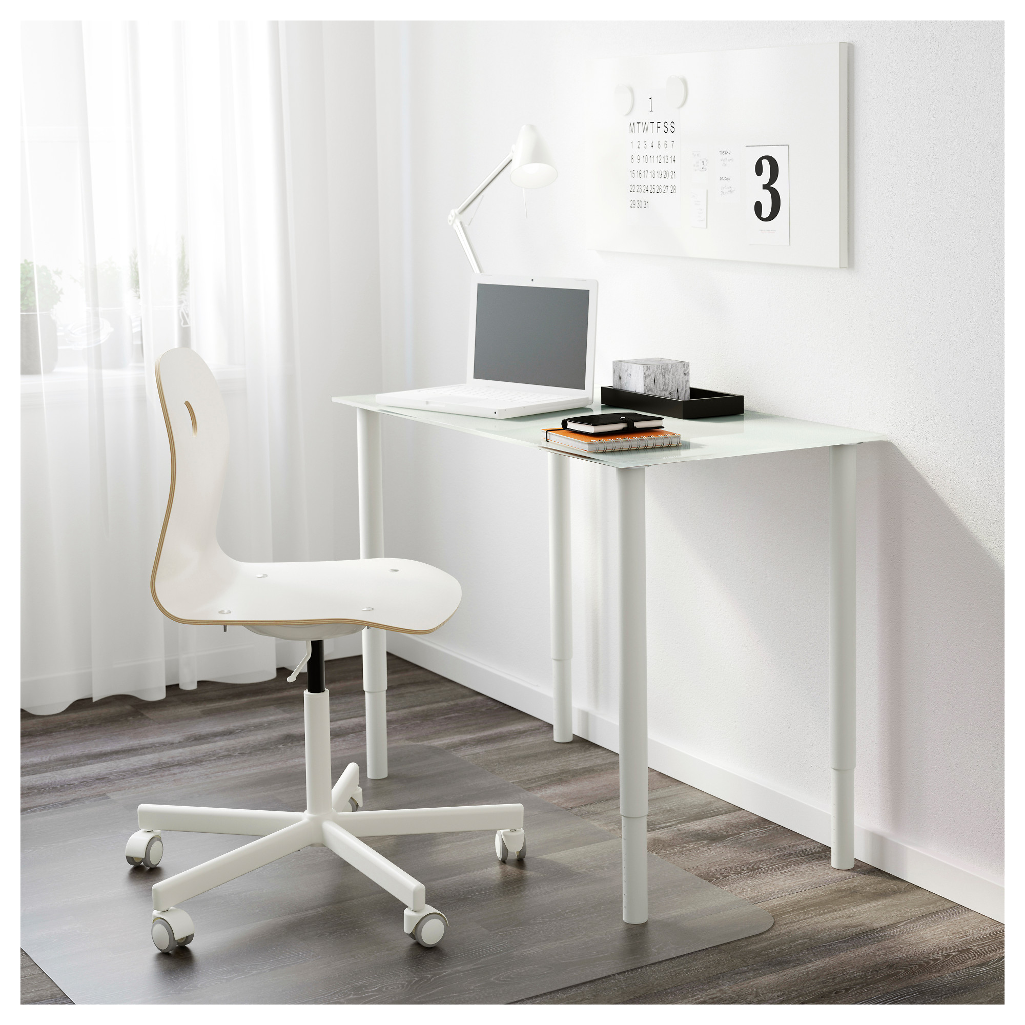 GLASHOLM IKEA Modular Office Tables, - Komnit Furniture