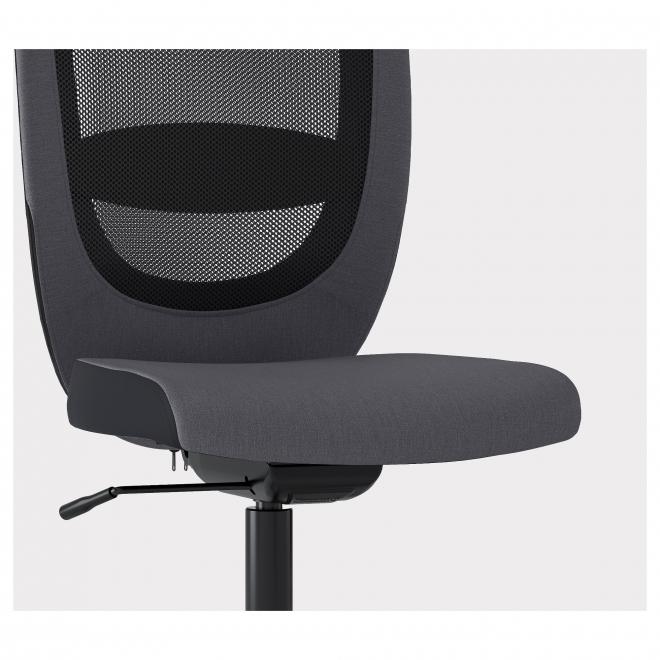 Flintan office best sale chair vissle black